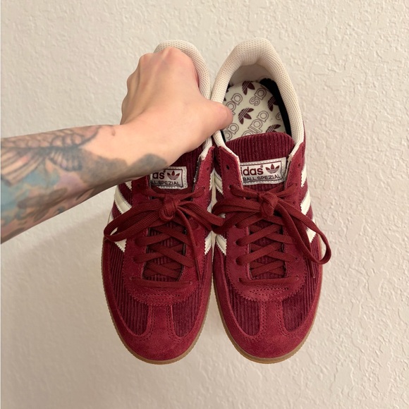 Adidas Burgundy Spezial Sneakers - Picture 6 of 9